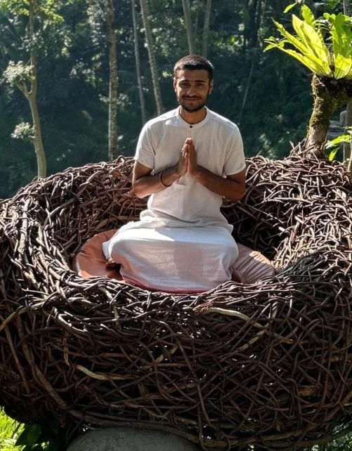 Yoga teacher Abhishek
